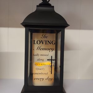 LED Lantern - In Loving Memory